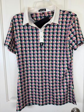 Bad birdie golf polo nwt xl preppy